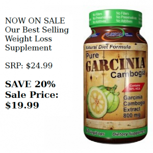 Save 20% on Pure Garcinia Cambogia - Just one of our great specials!