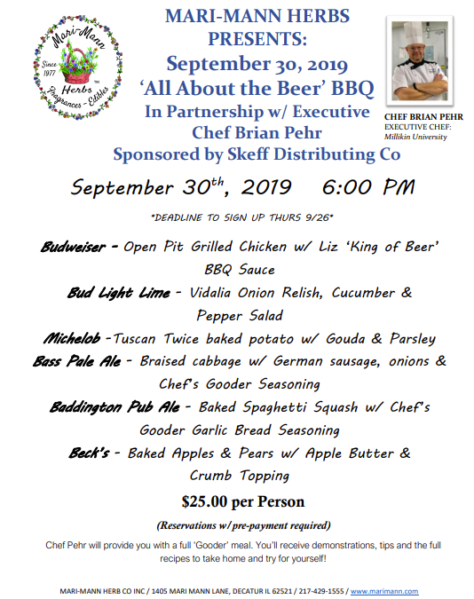 ‘All About the Beer’ BBQ Sponsored by Skeff Distributing Co